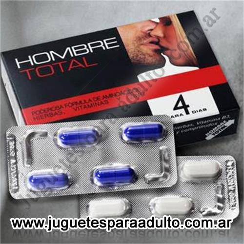 Estimuladores, Estimuladores masculinos, Pastilla potenciadora sexual masculina HOMBRE TOTAL